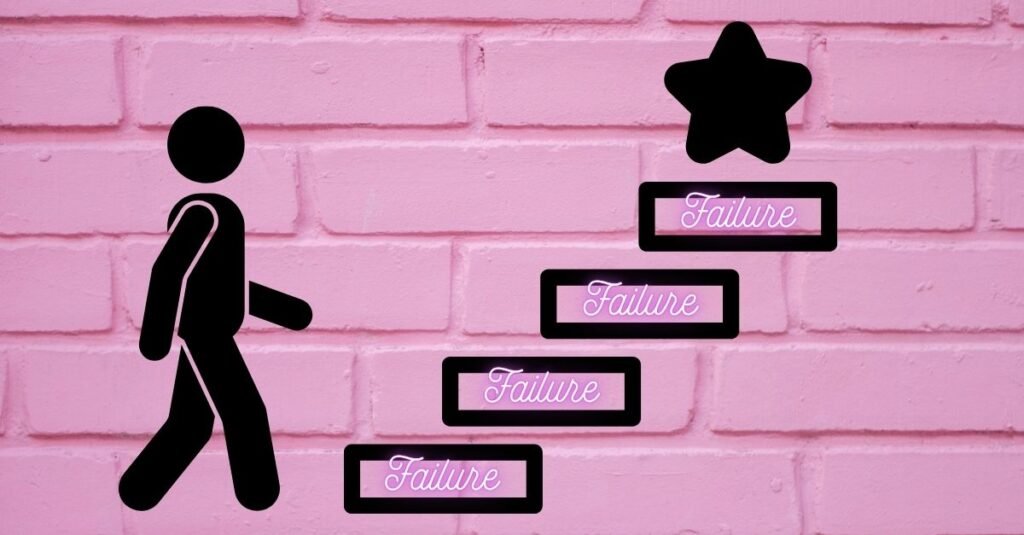 El éxito es una escalera de fracasos